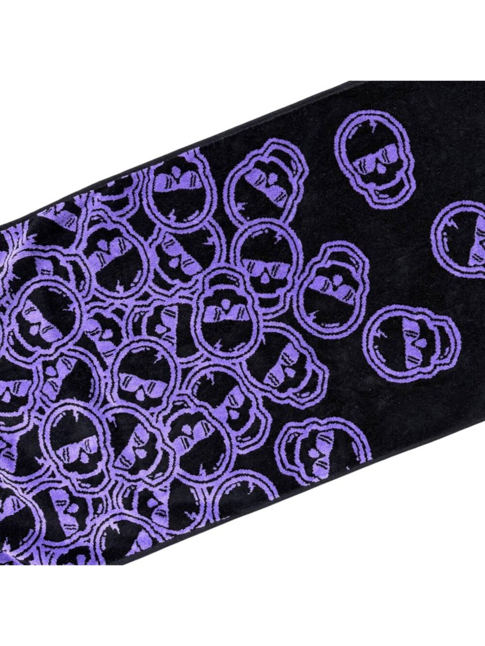Swag Golf Towel Falling Skull Black Purple Cotton 40 by 17